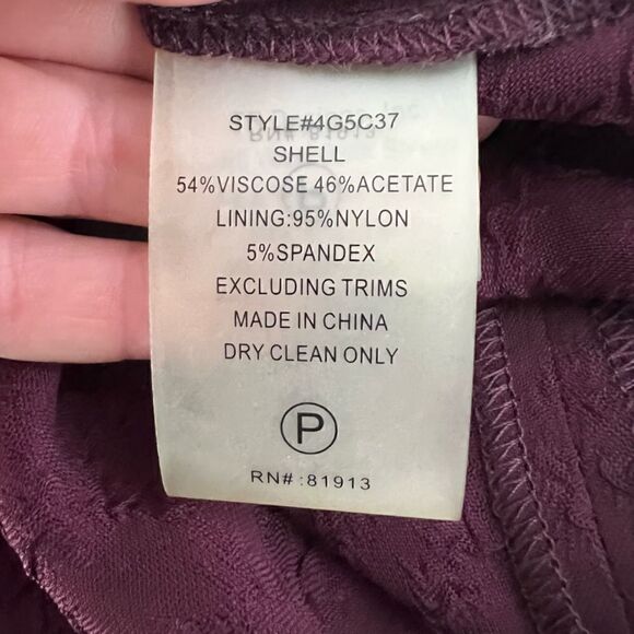 Tracy Reese Burgundy Dress Size 4 - Picture 5 of 8